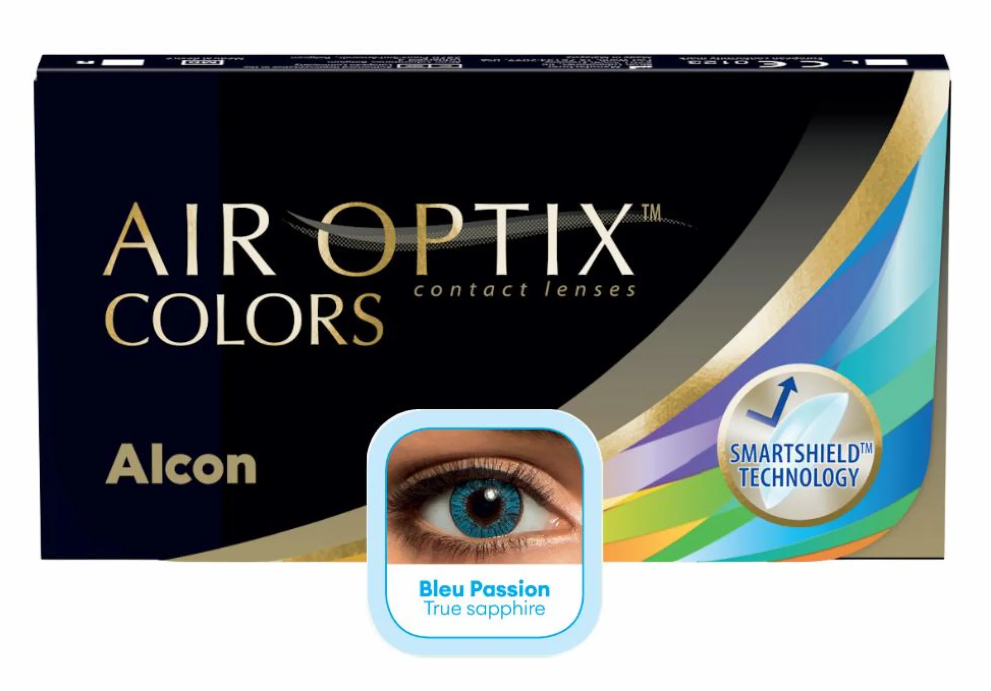 AIR OPTIX COLORS 2L Blue True Sapphire - Bleu Passion