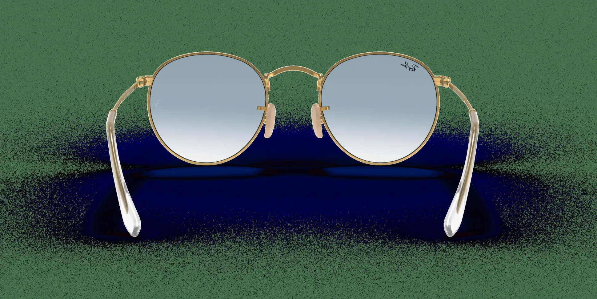 RAY-BAN Round Flat Lenses RB3447N 001/3F